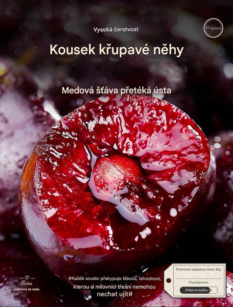 【Čerstvě sklizené】sazenice zakrslé třešně