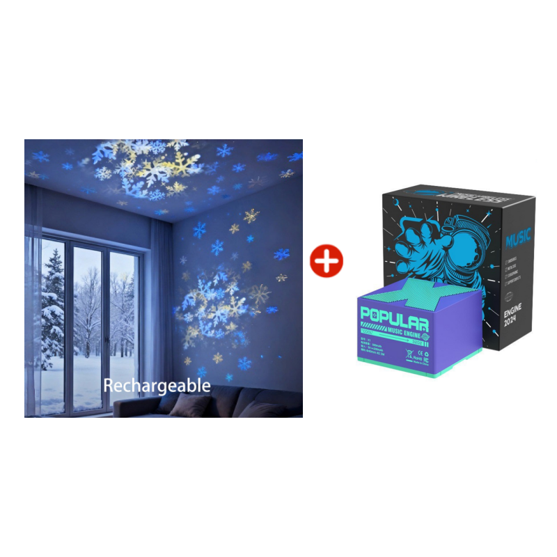 ✨Dynamická rotující LED projekční lampa