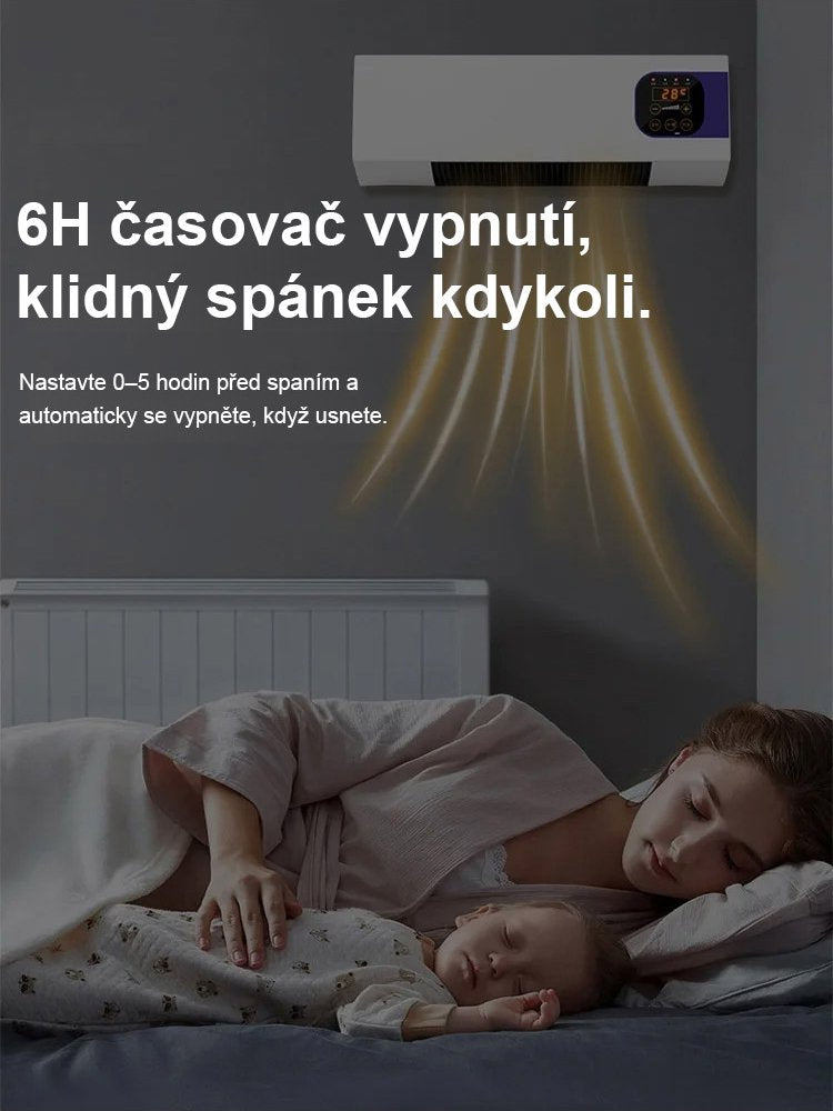 Nástěnná klimatizace s funkcí vytápění a chlazení