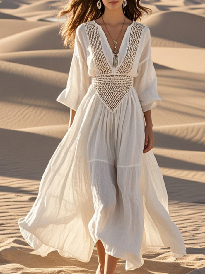Dámské vintage boho šaty