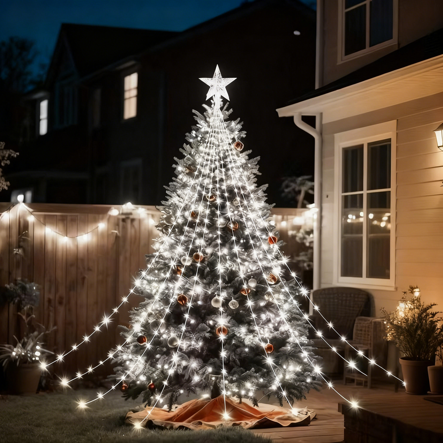 🎁Předčasný vánoční výprodej 50% SLEVA🎄Vánoční osvětlení Starlight Cascade