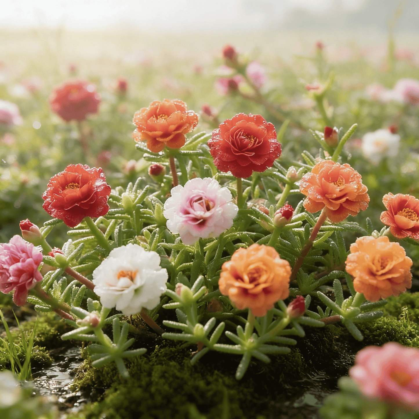 🌸Semena mechové růže – 🌿Semena trvalek / Velké květy / Snadno pěstovatelné