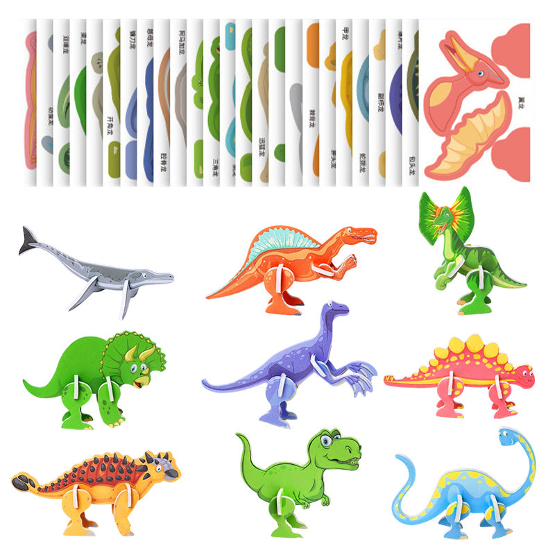 🎨3D vzdělávací puzzle pro děti