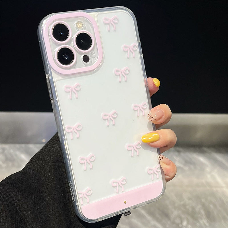 ✨Žhavý prodejce📱Pouzdro na mobilní telefon s třpytivou mašlí