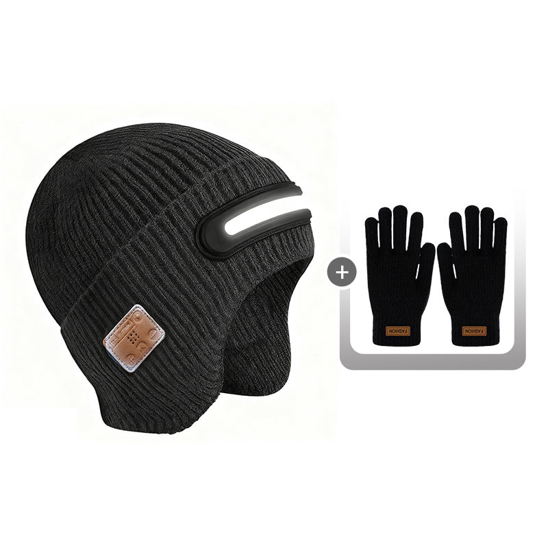 Dobíjecí LED čepice s Bluetooth