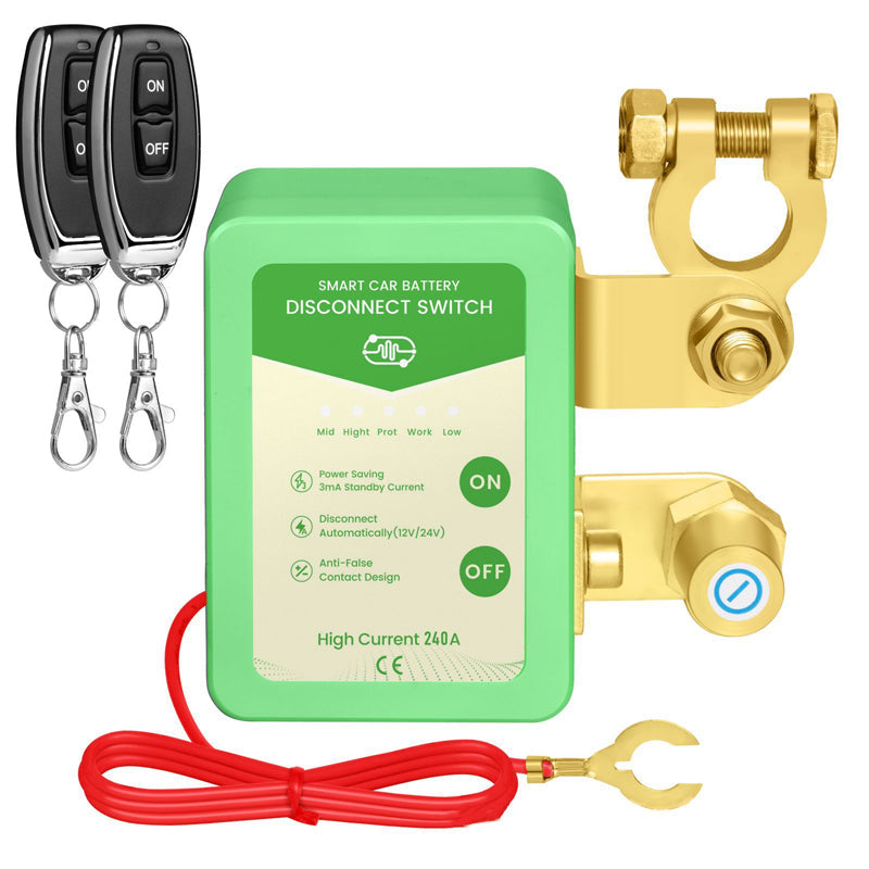 🚗⚡Dálkově ovládaný odpojovač autobaterie 12V/24V🔋