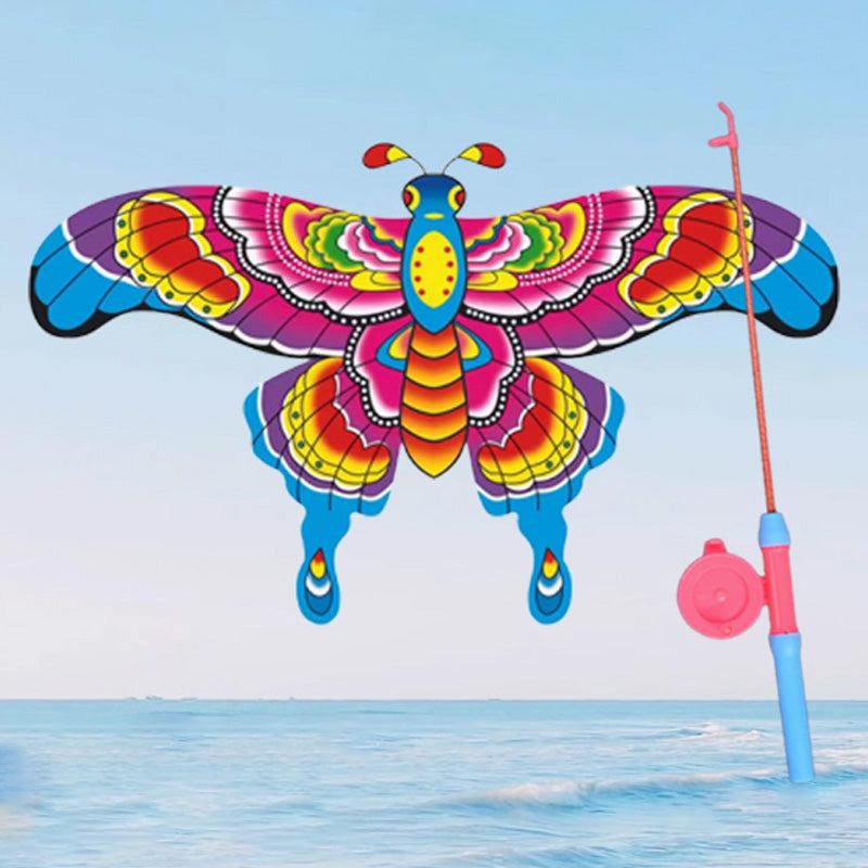 🎣🪁Inovativní draci na rybářské pruty✨✨Snadné ovládání, nekonečná venkovní zábava pro děti!