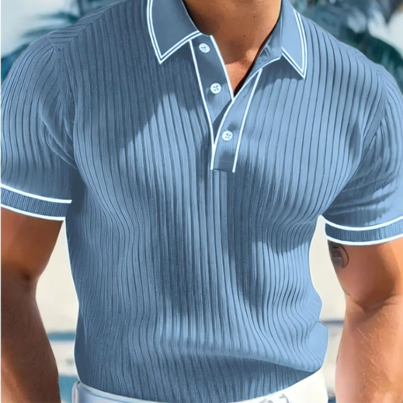👕 Volná košile Somrig s krátkým rukávem a prošívanou podšívkou – vzdušná bavlna, moderní střih, ideální pro pohodové dny 🏖️
