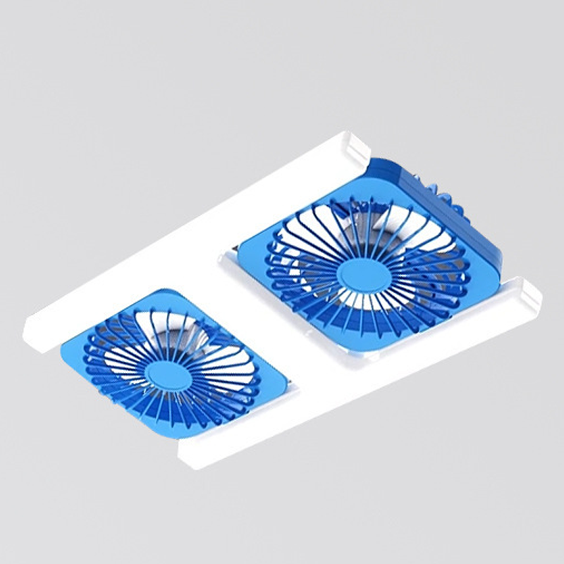 Moderní 2v1 LED stropní lampa s ventilátorem - s dálkovým ovládáním ❄️💡🌀🏠