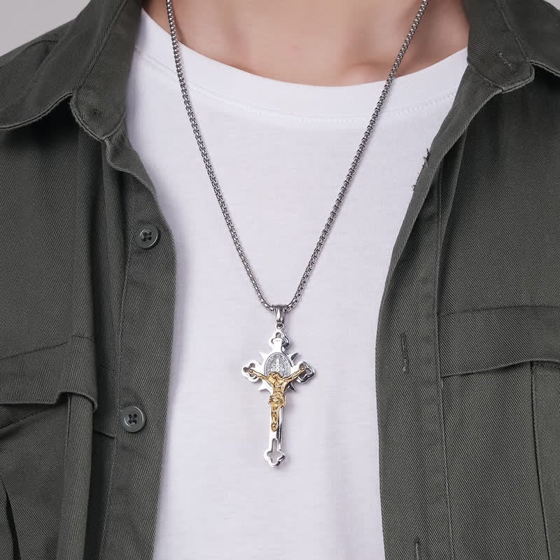 ✨ Křížový přívěsek - 🙏 Požehnání pro toho, kdo ho nosí