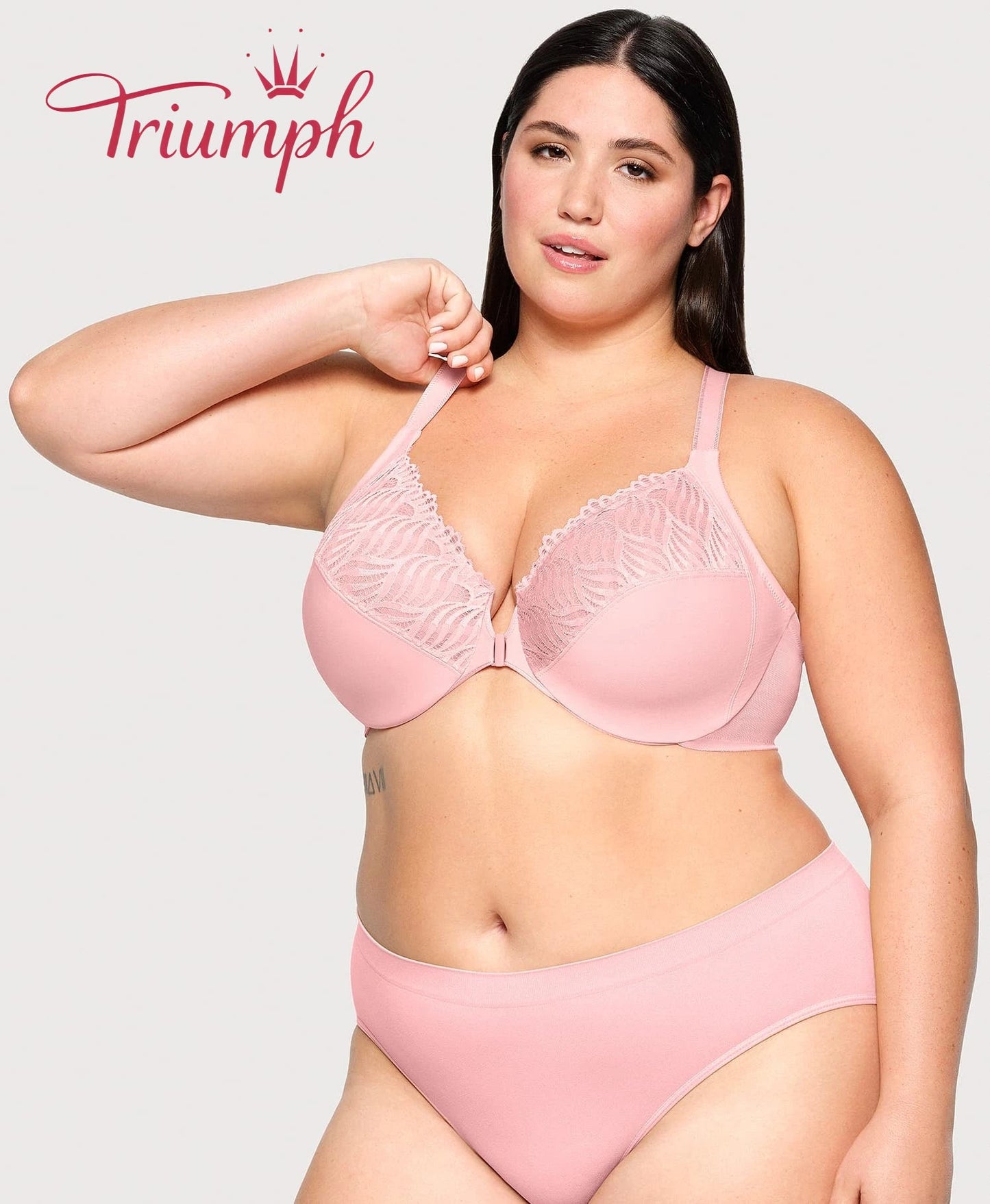 Triumph - (4 ks) - 💖Podprsenka s předním zapínáním a T-zádovým dílem