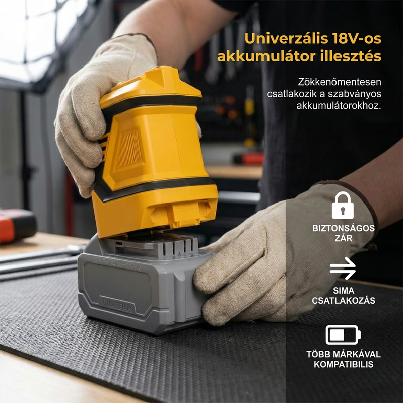 ⚡ Napájejte svá zařízení kdekoli – přenosný měnič napětí 300 W pro 18V baterie nářadí 🔋🛠️