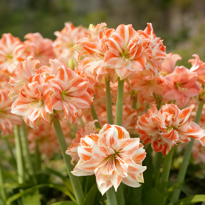 🌺Dvojité cibule amarylis s květinovou vůní – kvetou za 40 dní