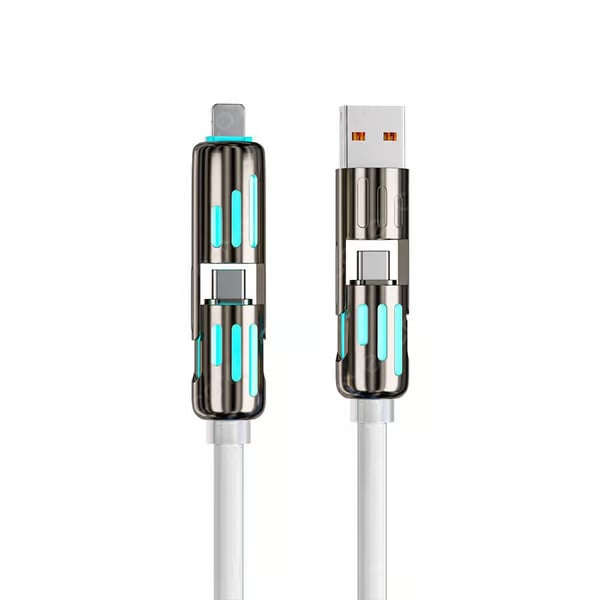 🔥Nabíjecí kabel USB 4 v 1, rychlé nabíjení⚡