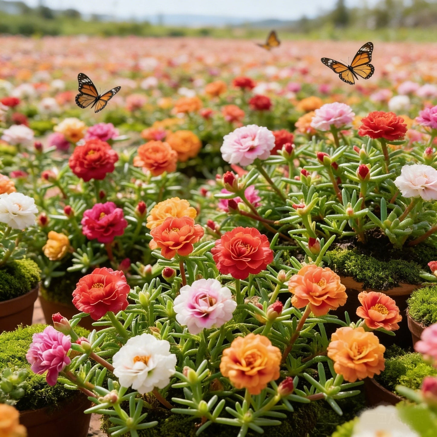 🌸Semena mechové růže – 🌿Semena trvalek / Velké květy / Snadno pěstovatelné