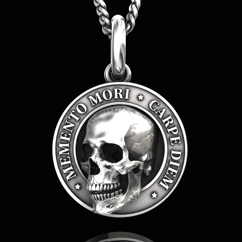 🔥Přívěsek s lebkou Memento Mori