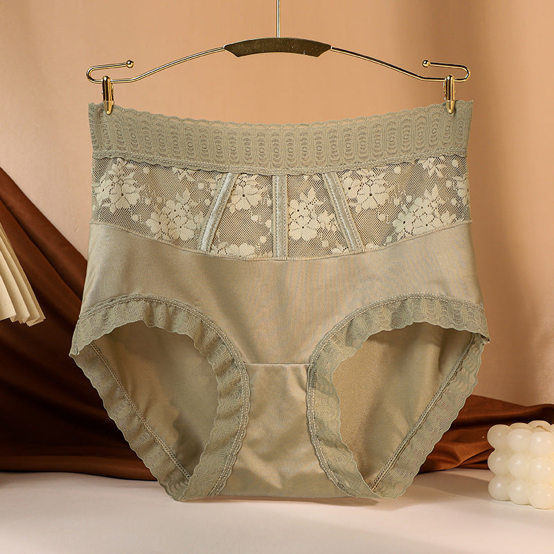 【🌷Kupte 1 a získejte 2 zdarma】Sexy bezešvé hedvábné hip liftingové kalhotky s kontrolou bříška