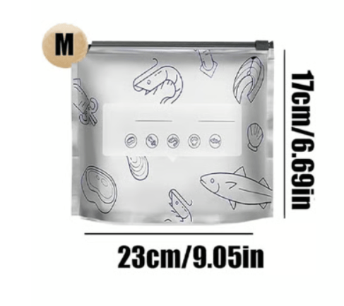 Opakovaně použitelné hliníkové sáčky na uchování čerstvosti – nový nejlepší přítel vaší kuchyně! 🍴✨