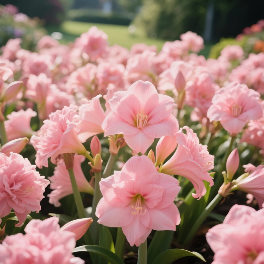 🌺Dvojité cibule amarylis s květinovou vůní – kvetou za 40 dní