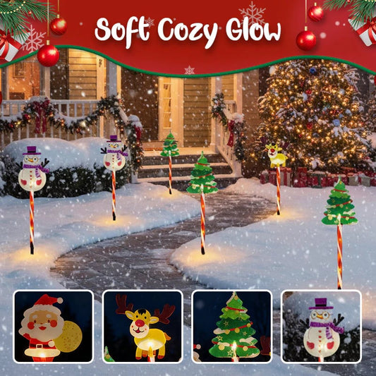 🎄🎁Sazení 6 kusů pohyblivých vánočních světýlek