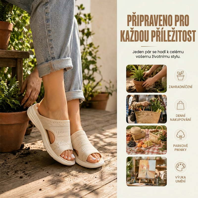 Dopřejte svým nohám prodyšný komfort – síťované platformové sandály. Na dobírku! 🌬️