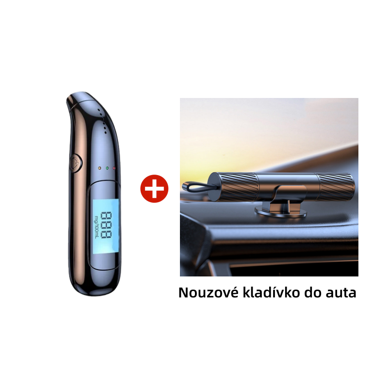 🧪 Alkoholtester Hygienické přesné měření Bezkontaktní foukání – Rozlučte se s křížovou kontaminací