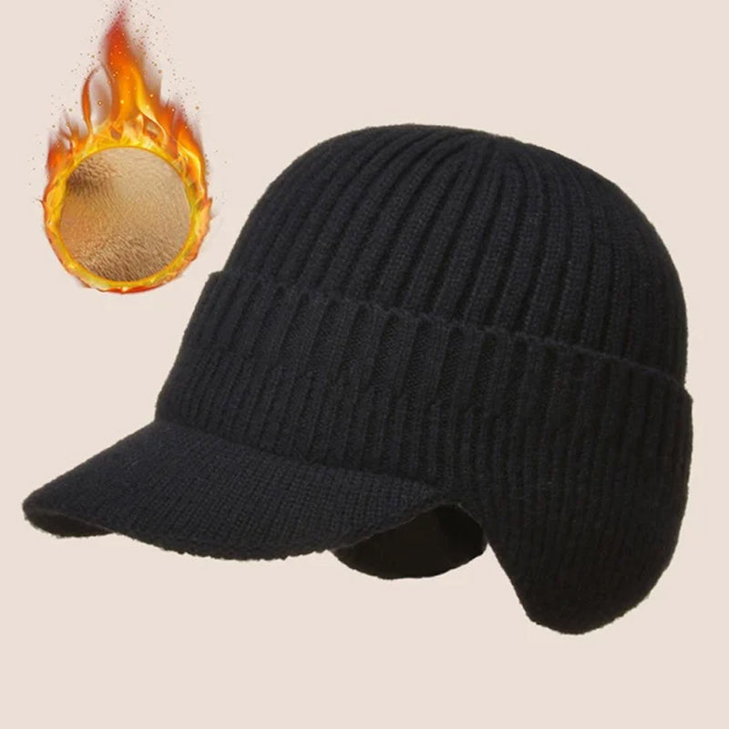 Pružná, teplá pletená čepice, která chrání vaše uši ☃️