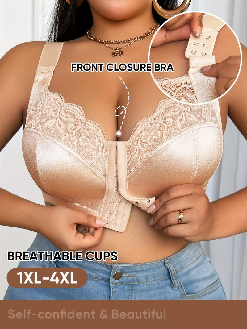 👙TRIUMPH – [4 ks]🔥50 % sleva na dámské podprsenky s plným krytím pro ženy s většími velikostmi – Podprsenky ve velkých velikostech s výraznými proporcemi
