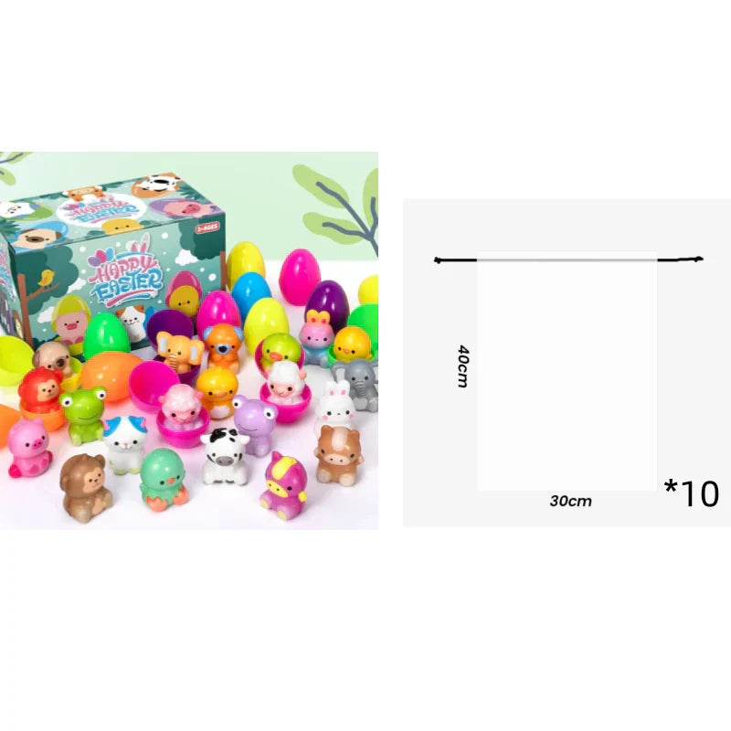 🎁12/24 KS velikonočních vajíček předplněných pomalu rostoucích měkkých hraček