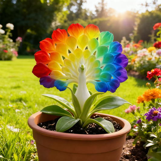 💠 Královna voňavých květin – cibule orchideje paví, vytvářející čistý a luxusní zahradní zážitek