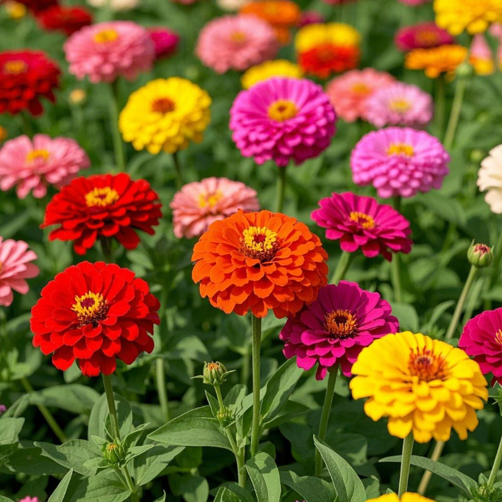 🌺Semínka dvojité cínie ve smíšených barvách