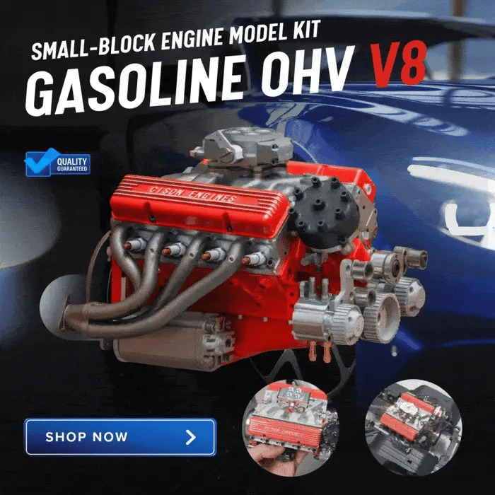 🔥 Řvoucí motor V8!