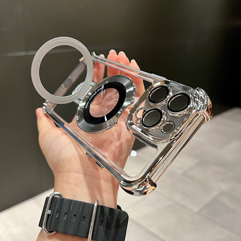 Pouzdro proti pádu s magnetickým držákem pro iPhone