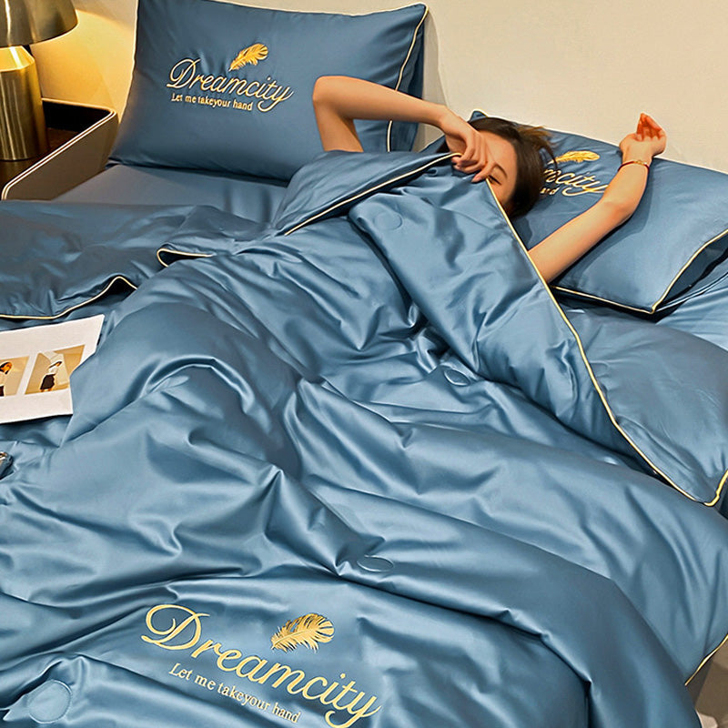 Letní jednoduchá přikrývka Ice Silk
