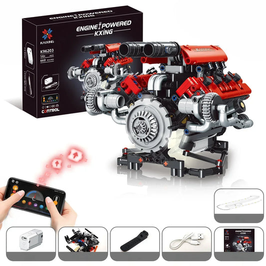🔥 Řvoucí motor V8!