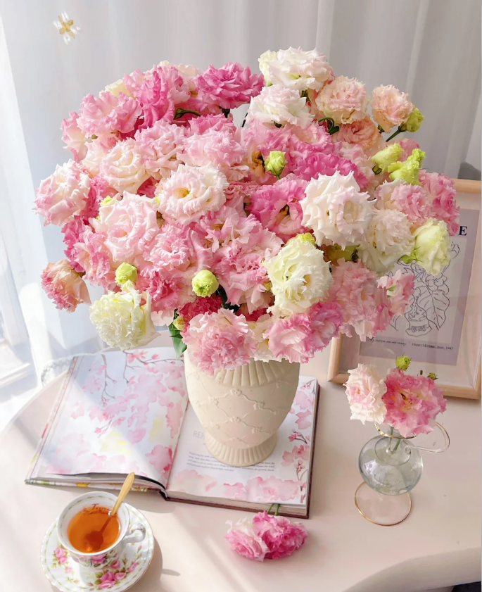 💐Lisianthus – Nadčasová krása, věčná láska💫