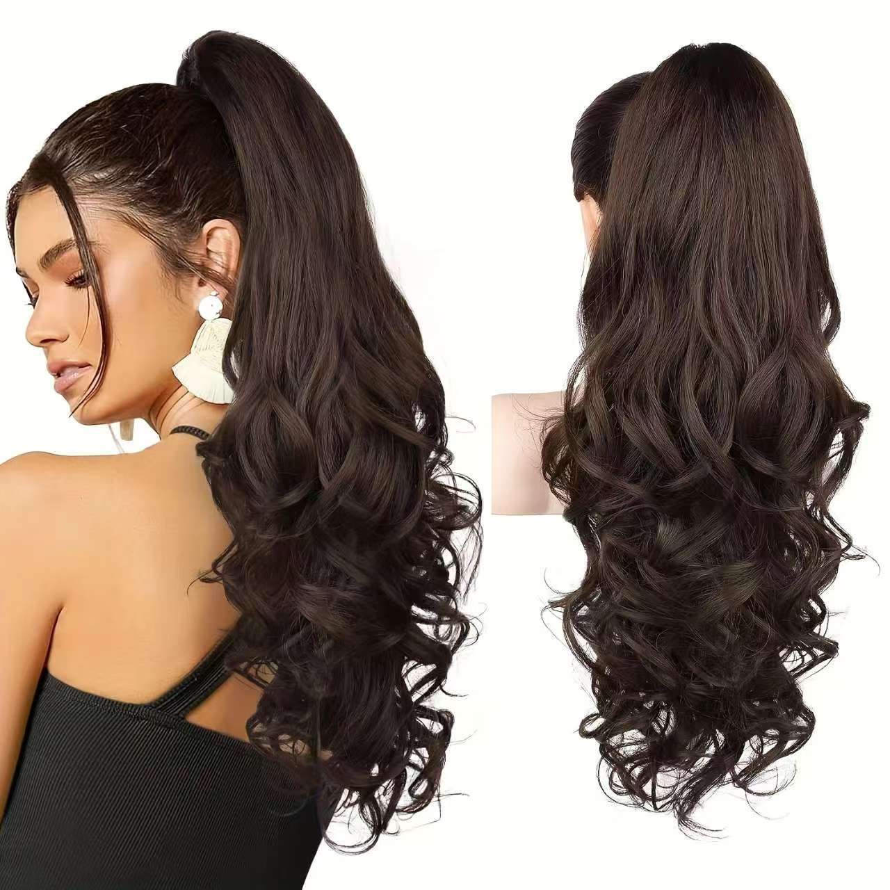 🔥 Časově omezená akce – sleva 50 % 👩💕 Clip-in prodlužování vlasů do culíku 🙋‍♀️