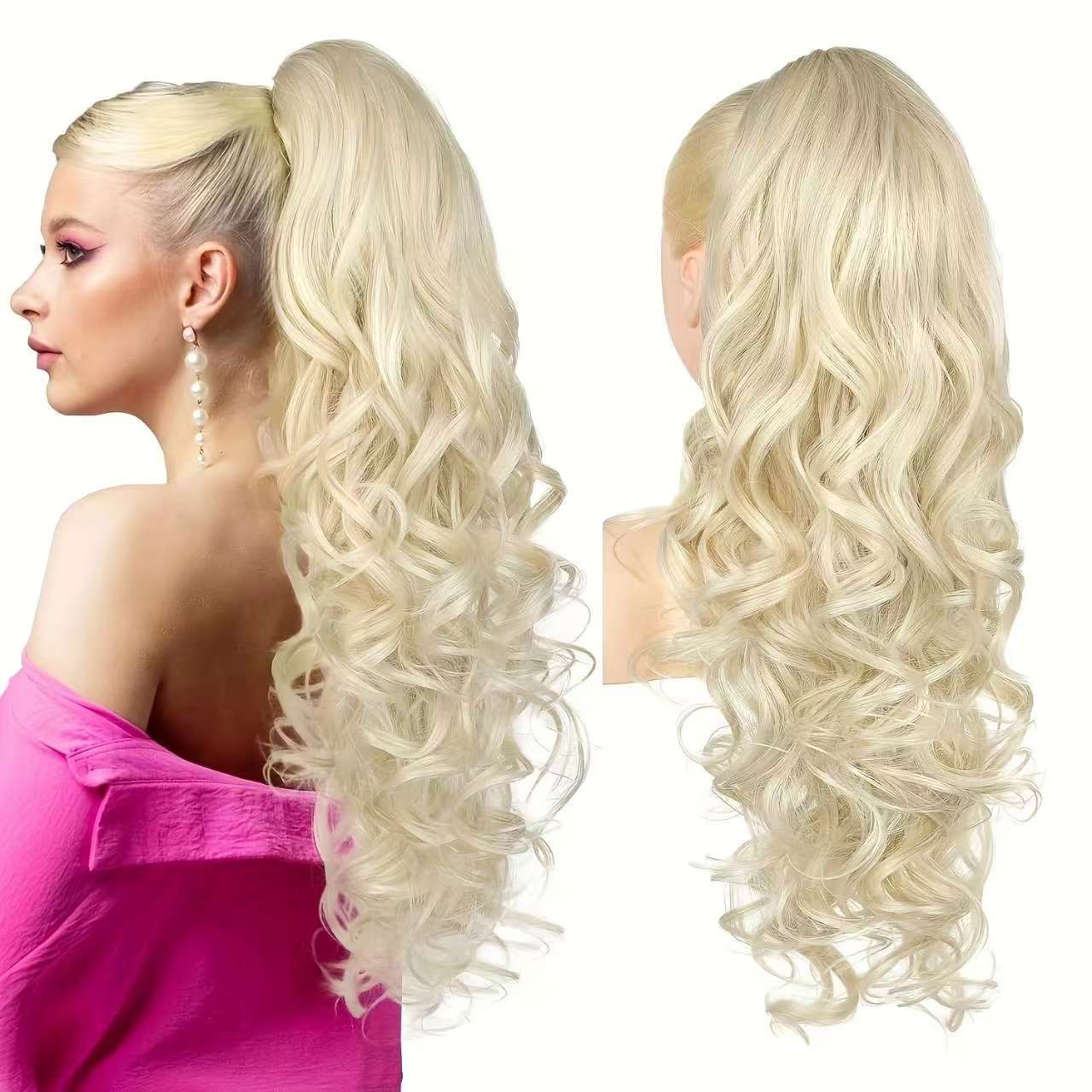 🔥 Časově omezená akce – sleva 50 % 👩💕 Clip-in prodlužování vlasů do culíku 🙋‍♀️