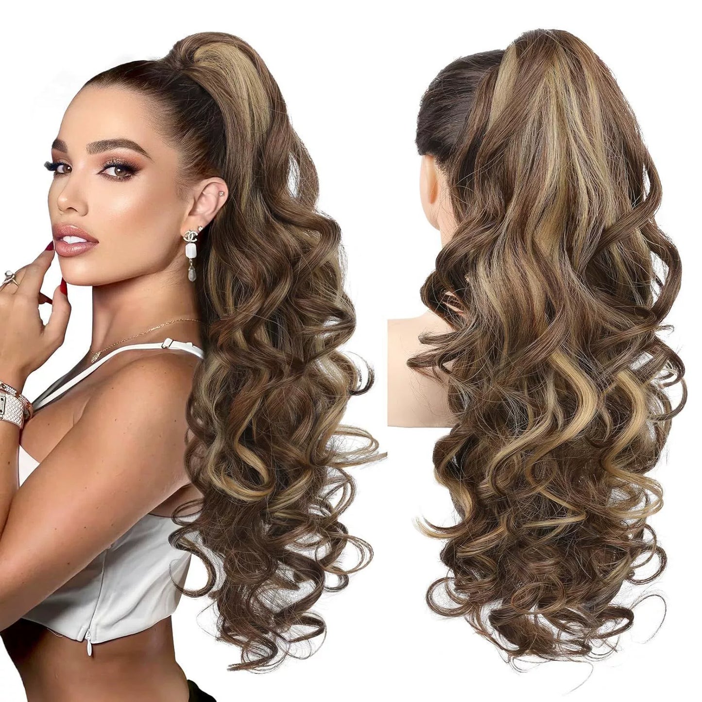 🔥 Časově omezená akce – sleva 50 % 👩💕 Clip-in prodlužování vlasů do culíku 🙋‍♀️