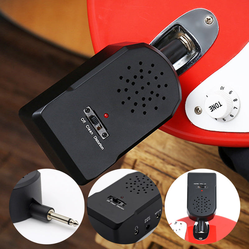 🎸Mini sada přenosného zesilovače elektrické kytary