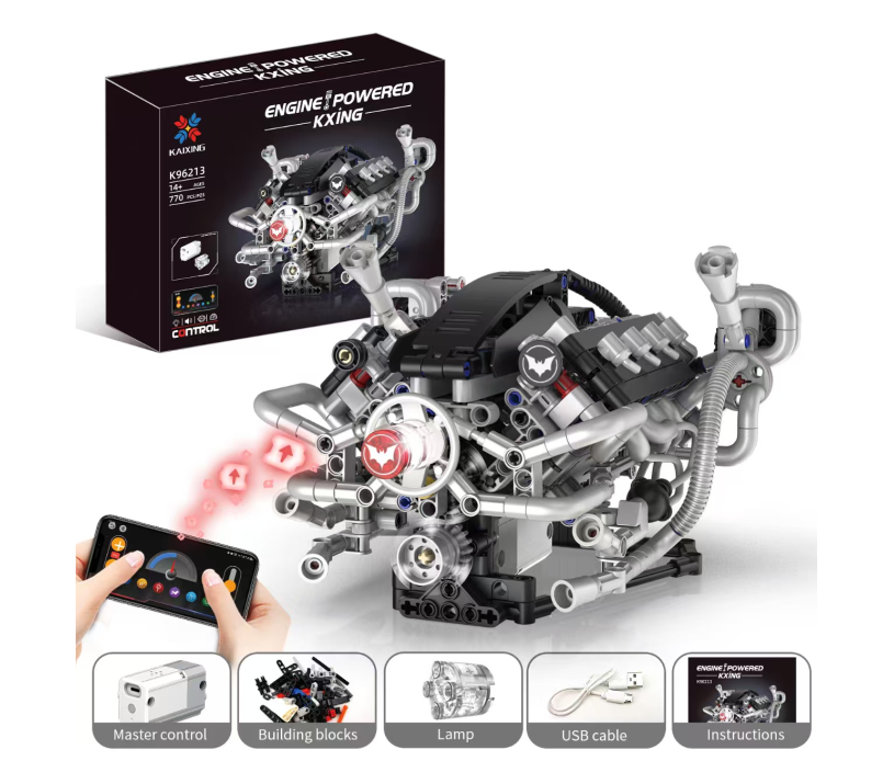 🔥 Řvoucí motor V8!