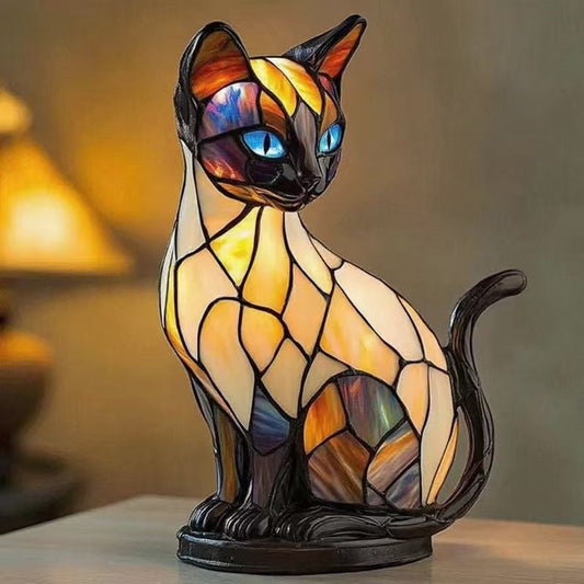 LED lampa ve tvaru zvířecí figurky v kontrastních barvách