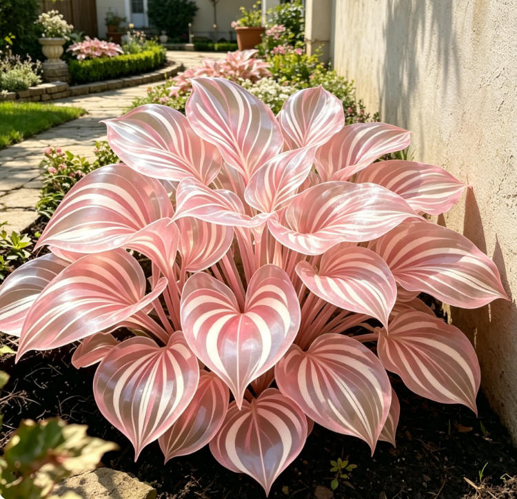 💎 Vzácná, vícebarevná, opálová hosta 🌿 Ohromující listy, které se třpytí po celou sezónu