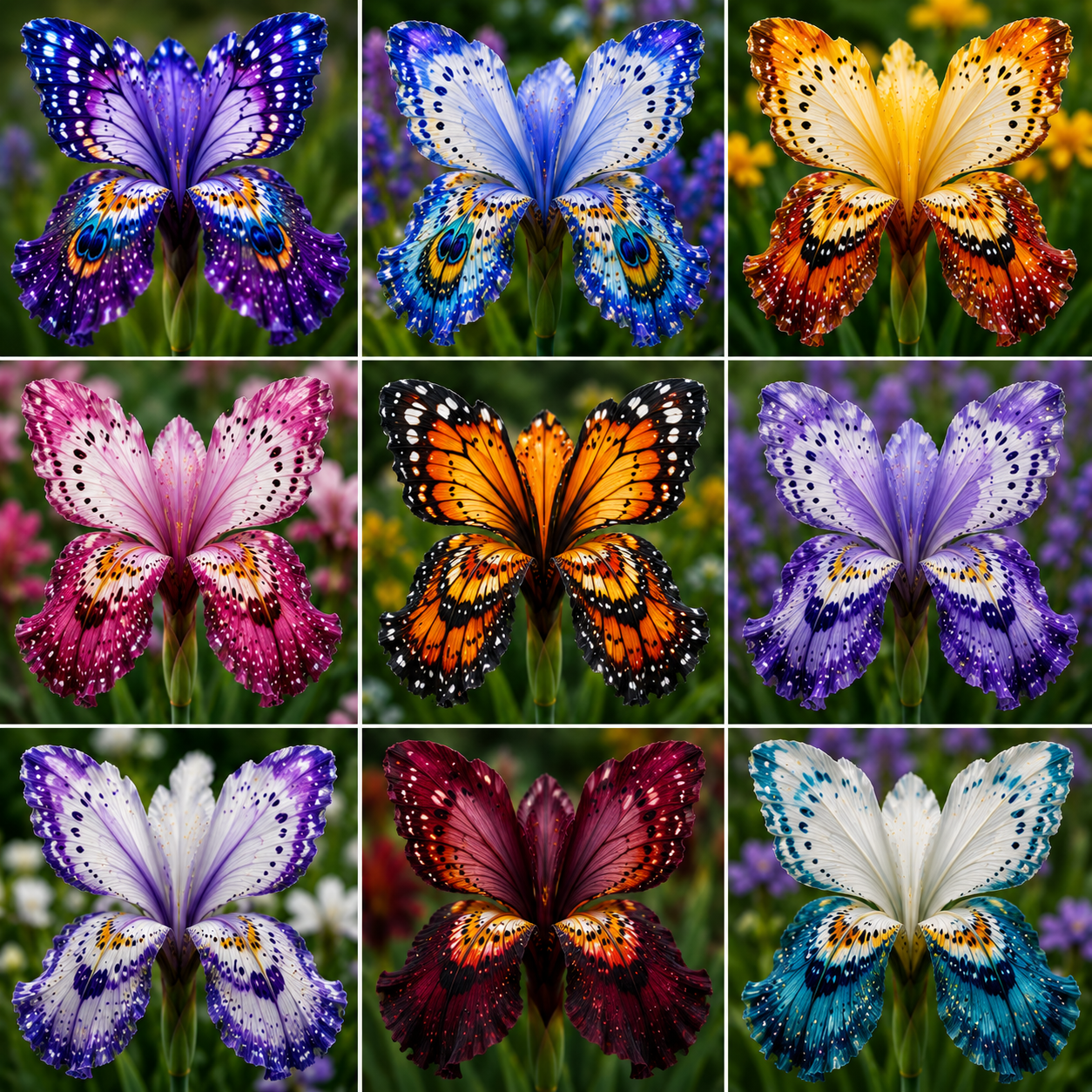 🦋Cibulky motýlích kosatců - ✨Vypěstujte si kouzelnou zahradu, která vás zaujme
