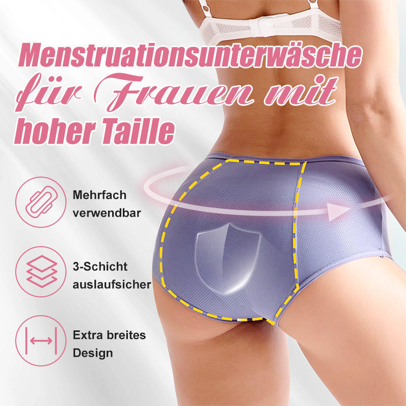 (L-8XL)🌸Kupte 2 a získejte 1 zdarma🔥Dámské nepromokavé spodní prádlo s vysokým pasem👙