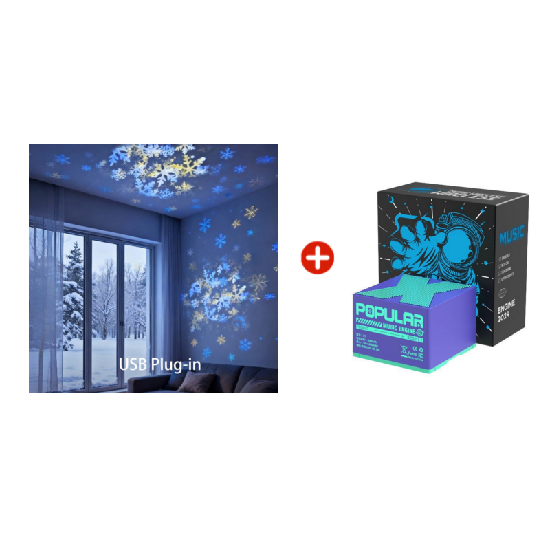 ✨Dynamická rotující LED projekční lampa
