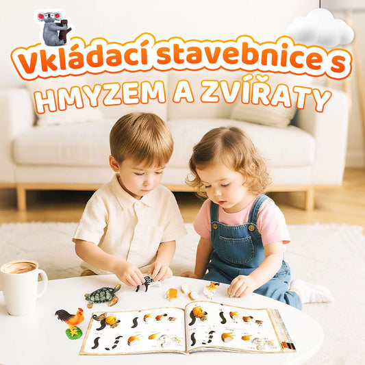 🐞Dětské hračky na sestavování hmyzu a zvířat🦋