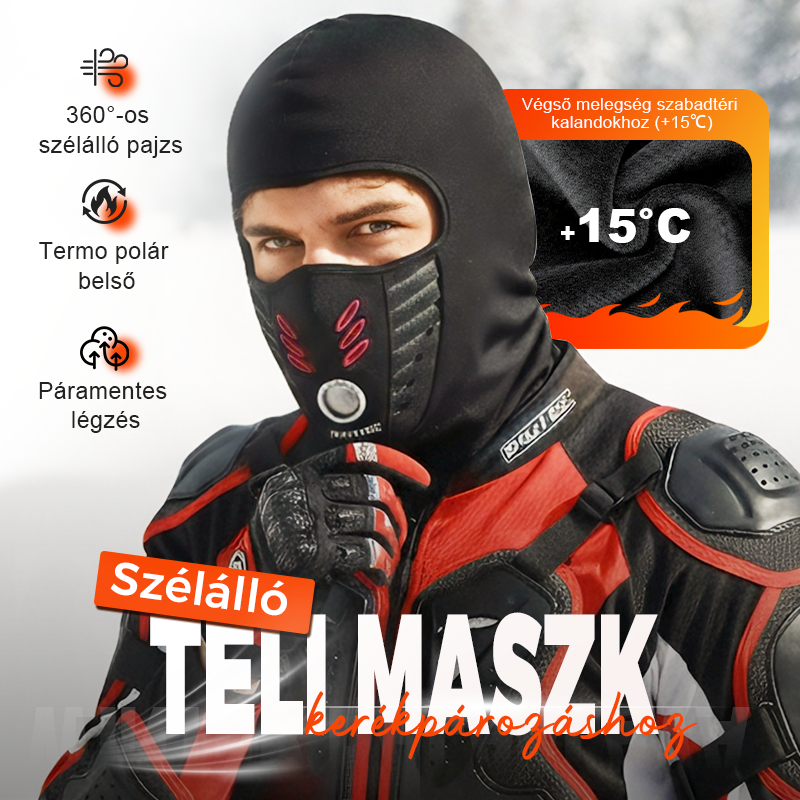 💞 Větruodolná helma pro zimní použití, unisex