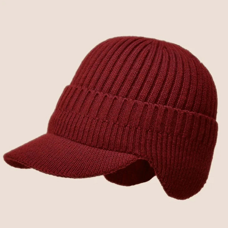 Pružná, teplá pletená čepice, která chrání vaše uši ☃️