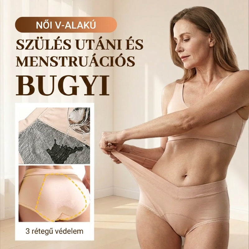 🎉1+1 ZDARMA 🩲 Spodní prádlo s vysokým pasem a ochranou proti úniku – spolehlivá ochrana proti úniku, pohodlný vysoký pas✅